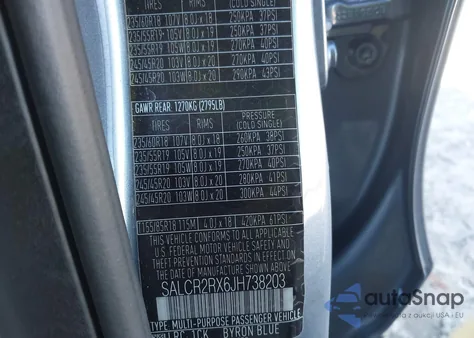 2018 Land Rover Discovery Sport Hse z USA, uszkodzony, nr VIN SALCR2RX6JH738203